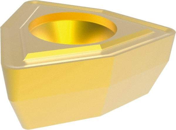 Allied Machine and Engineering - WCMX05T308 Carbide Indexable Drill Insert - TiN Finish, Trigon, 5/16" Inscribed Circle - Americas Industrial Supply
