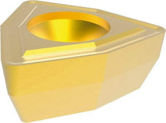 Allied Machine and Engineering - WCMX05T308 Carbide Indexable Drill Insert - TiN Finish, Trigon, 5/16" Inscribed Circle - Americas Industrial Supply