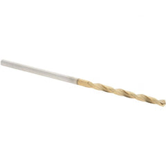 Guhring - #54 118° High Speed Steel Jobber Drill - TiN Finish, Right Hand Cut, Spiral Flute, Straight Shank, 40mm OAL, Standard Point - Americas Industrial Supply
