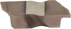 Sumitomo - 3178SG Grade EH520V, 0.178" Cutting Width Carbide Grooving Insert - 0.15" Max Depth of Cut, Neutral, 0.005 to 0.01" Corner Radius, TiAlN Finish - Americas Industrial Supply