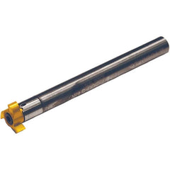 Tool-Flo - TFM 5/8" Straight Shank Milling Tip Insert Holder & Shank - 5.12" OAL, TFM Tool Holder - Americas Industrial Supply