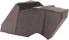 Kennametal - 4125NR K Grade KCU10, 6.35mm Cutting Width Carbide Grooving Insert - 1/4" Max Depth of Cut, Right Hand, 1/8" Corner Radius, AlTiN Finish - Americas Industrial Supply