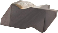 Kennametal - 3062NG K Grade KCU10, 1/16" Cutting Width Carbide Grooving Insert - 1/8" Max Depth of Cut, Left Hand, 0.0075" Corner Radius, AlTiN Finish - Americas Industrial Supply