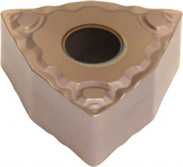 Sumitomo - WNMG431 ELUW Grade T3000Z Cermet Turning Insert - TiN/AlN Finish, 80° Trigon, 1/2" Inscr Circle, 3/16" Thick, 1/64" Corner Radius - Americas Industrial Supply