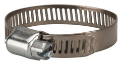 Value Collection - SAE Size 20, 3/4 to 1-3/4" Diam, Stainless Steel/Carbon Steel Worm Drive Clamp - 5/16" Wide, Material Grade 201 - Americas Industrial Supply