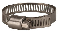 Value Collection - SAE Size 20, 3/4 to 1-3/4" Diam, Stainless Steel Worm Drive Clamp - 5/16" Wide, Material Grade 201 - Americas Industrial Supply