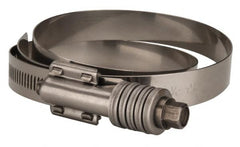 Value Collection - 6-1/4 to 7-1/8" Hose, 5/8" Wide x 0.7" Thick, Constant Torque Clamp - 6-1/4 to 7-1/8" Diam, Grade 301 & 410 Stainless Steel Screw - Americas Industrial Supply