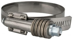 Value Collection - 2-3/4 to 3-5/8" Hose, 5/8" Wide x 0.7" Thick, Constant Torque Clamp - 2-3/4 to 3-5/8" Diam, Grade 304 Stainless Steel/Carbon Steel Screw - Americas Industrial Supply