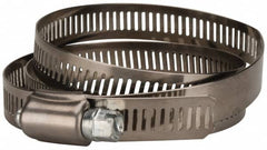 Value Collection - SAE Size 128, 2-1/2 to 8-1/2" Diam, Stainless Steel/Carbon Steel Worm Drive Clamp - 1/2" Wide, Material Grade 201 - Americas Industrial Supply