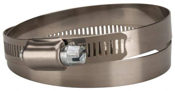 Value Collection - SAE Size 104, 5 to 7" Diam, Stainless Steel/Carbon Steel Worm Drive Clamp - 1/2" Wide, Material Grade 201 - Americas Industrial Supply