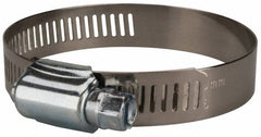 Value Collection - SAE Size 36, 1-3/4 to 2-3/4" Diam, Stainless Steel/Carbon Steel Worm Drive Clamp - 1/2" Wide, Material Grade 201 - Americas Industrial Supply