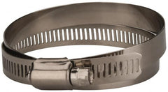 Value Collection - SAE Size 96, 4-1/2 to 6-1/2" Diam, Stainless Steel Worm Drive Clamp - 1/2" Wide, Material Grade 201 - Americas Industrial Supply