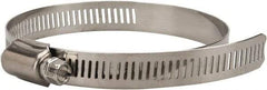 Value Collection - SAE Size 60, 3-1/4 to 4-1/4" Diam, Stainless Steel Worm Drive Clamp - 1/2" Wide, Material Grade 201 - Americas Industrial Supply