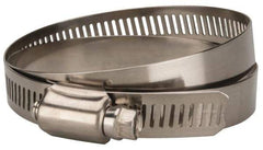 Value Collection - SAE Size 88, 4 to 6" Diam, Stainless Steel/Carbon Steel Worm Drive Clamp - 1/2" Wide, Material Grade 201 - Americas Industrial Supply