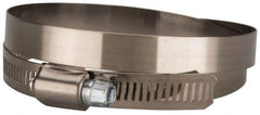 Value Collection - SAE Size 116, 5-3/4 to 7-3/4" Diam, Stainless Steel/Carbon Steel Worm Drive Clamp - 1/2" Wide, Material Grade 201 - Americas Industrial Supply