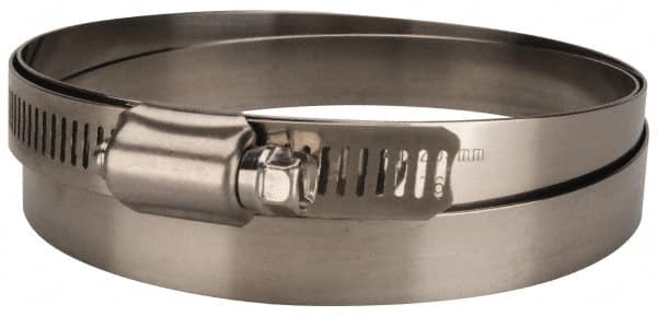 Value Collection - SAE Size 176, 9-1/2 to 11-1/2" Diam, Stainless Steel Worm Drive Clamp - 1/2" Wide, Material Grade 201 - Americas Industrial Supply