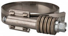 Value Collection - 2-1/4 to 3-1/8" Hose, 5/8" Wide x 0.7" Thick, Constant Torque Clamp - 2-1/4 to 3-1/8" Diam, Grade 304 Stainless Steel/Carbon Steel Screw - Americas Industrial Supply