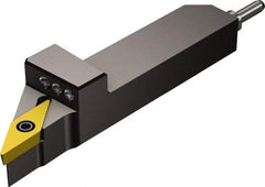 Sandvik Coromant - QS-SVJC, Right Hand Cut, -3° Lead Angle, 5/8" Shank Height x 5/8" Shank Width, Neutral Rake Indexable Turning Toolholder - 2.7559" OAL, VCMT 110304 Insert Compatibility, Series CoroTurn 107 - Americas Industrial Supply