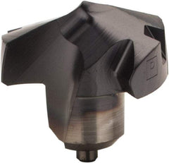 Kennametal - Series KenTIP, 10.32mm Diam Grade KCP15 140° Replaceable Drill Tip - Carbide, AlTiN Finish, J Seat Size - Americas Industrial Supply