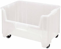 Quantum Storage - 19-7/8" Wide x 15-1/4" Deep x 12-7/16" High Hopper Stacking Bin - Americas Industrial Supply