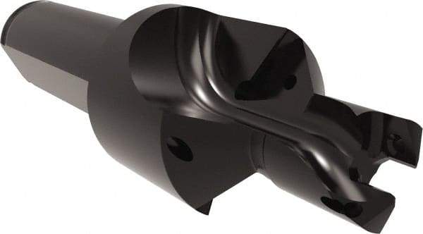 Allied Machine and Engineering - 11 to 12mm Diam, Straight Shank, 15.88mm Body Shank Diam, Combo Chamfer and Countersink Drill - TCMT 110204 Insert, 90.09mm OAL - Americas Industrial Supply