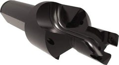 Allied Machine and Engineering - 11 to 12mm Diam, Straight Shank, 15.88mm Body Shank Diam, Combo Chamfer and Countersink Drill - TCMT 110204 Insert, 90.09mm OAL - Americas Industrial Supply