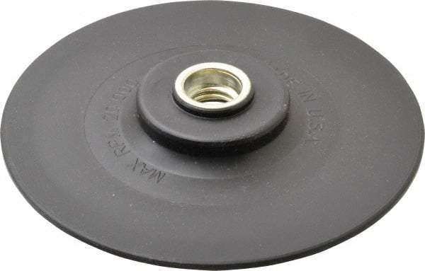 Made in USA - 5" Diam Quick-Change Disc Backing Pad - Medium Density, 20,000 RPM, Speed-Lok Compatible - Americas Industrial Supply
