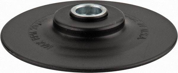 Made in USA - 4-1/2" Diam Quick-Change Disc Backing Pad - Medium Density, 20,000 RPM, Speed-Lok Compatible - Americas Industrial Supply