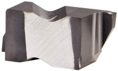 Kennametal - 3047NG K Grade KCU25, 1.19mm Cutting Width Carbide Grooving Insert - 1.91mm Max Depth of Cut, Right Hand, 0.19mm Corner Radius, AlTiN Finish - Americas Industrial Supply