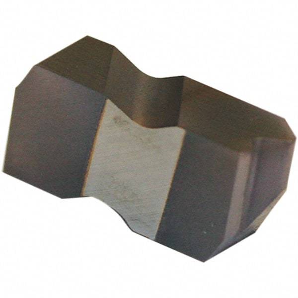 Tool-Flo - FLDC3 Grade AC50C, Internal/External API Round Threading Insert - 10 TPI Ext Pitch, Right Hand Insert, AlTiN Finish, Carbide - Americas Industrial Supply