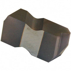 Tool-Flo - FLDC3 Grade AC50C, Internal/External API Round Threading Insert - 10 TPI Ext Pitch, Right Hand Insert, AlTiN Finish, Carbide - Americas Industrial Supply