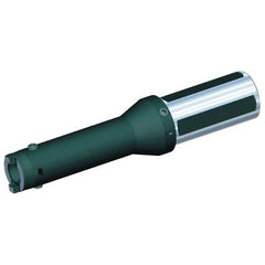 Kennametal - Series HTS, Head Connection 22, 2" Shank Diam, Drill Body - 88.9mm Drill Body Length to Flange, SSF Toolholder, 40mm Nose Diam, 241.3mm OAL, 127.7mm Drill Body Length, Weldon Flat Shank, Through Coolant - Americas Industrial Supply