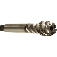 Emuge - M12x1.75 Metric 4 Flute 6H Modified Bottoming Spiral Flute Tap - Cobalt, GLT-1 Finish, 110mm OAL, Right Hand Flute, Right Hand Thread, Series Enorm - Americas Industrial Supply