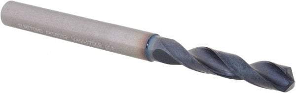 Sumitomo - 4.5mm 135° Solid Carbide Screw Machine Drill Bit - TiAlCr/TiSi Finish, 23mm Flute Length, 61mm OAL - Americas Industrial Supply