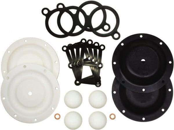 SandPIPER - 1" Pump, PTFE Fluid Section Repair Kit - For Use with Diaphragm Pumps - Americas Industrial Supply