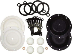 SandPIPER - 1" Pump, Buna-N Fluid Section Repair Kit - For Use with Diaphragm Pumps - Americas Industrial Supply