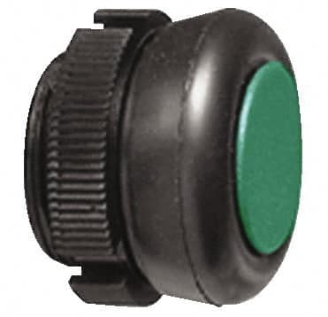 Square D - Pushbutton Switch Head - Green, Round Button - Americas Industrial Supply