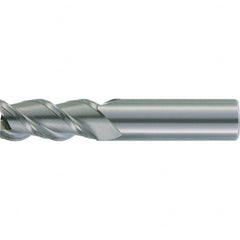 Kennametal - 1/2", 3 Flute, Single End, Solid Carbide, 0.015" Corner Radius End Mill - 4" OAL, 37° Helix, Right Hand Flute, 2" LOC, Right Hand Cut - Americas Industrial Supply