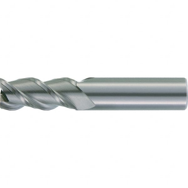 Kennametal - 1", 3 Flute, Single End, Solid Carbide, Corner Radius End Mill - 6" OAL, 37° Helix, Right Hand Flute, 3-1/4" LOC, Right Hand Cut - Americas Industrial Supply