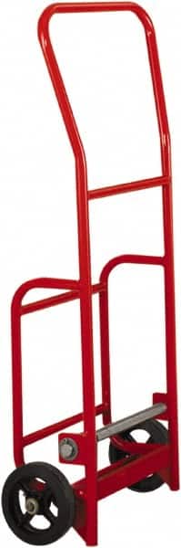 Valley Craft - 800 Lb Capacity 53" OAH Hand Truck - Loop Handle, Steel, Mold-On Rubber Wheels - Americas Industrial Supply