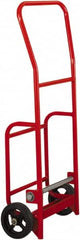 Valley Craft - 800 Lb Capacity 53" OAH Hand Truck - Loop Handle, Steel, Mold-On Rubber Wheels - Americas Industrial Supply