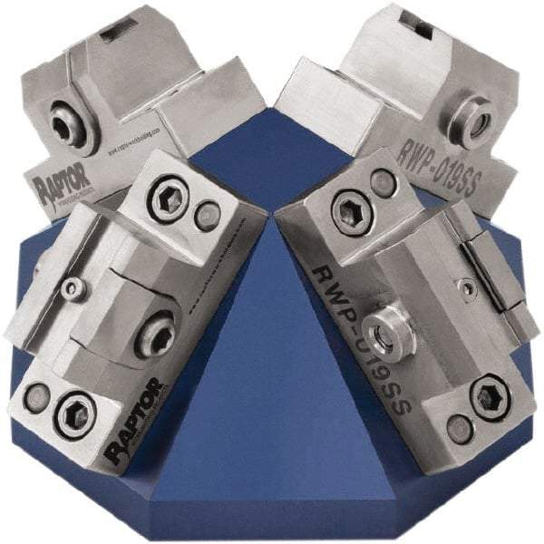Raptor Workholding - 3/8" Jaw Width, 2.69" High Dovetail Vise - For Use with 4 & 5 Axis Workholding Systems - Americas Industrial Supply