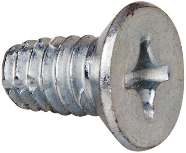 Value Collection - 1/4-20 UNC 1/2" Overall Length #3 Phillips Thread Cutting Screw - Americas Industrial Supply