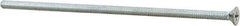 Value Collection - #10-24 UNC, 5" OAL Phillips Drive Machine Screw - Flat Head, Grade J82 Steel, Zinc-Plated Finish, Without Washer - Americas Industrial Supply