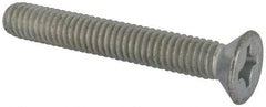 Value Collection - 5/16-18 UNC, 2-1/4" OAL Phillips Drive Machine Screw - Flat Head, Grade J82 Steel, Zinc-Plated Finish, Without Washer - Americas Industrial Supply
