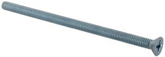 Value Collection - 5/16-18 UNC, 6" OAL Phillips Drive Machine Screw - Flat Head, Grade J82 Steel, Zinc-Plated Finish, Without Washer - Americas Industrial Supply