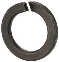 Value Collection - M27, 27.5mm ID, 43mm OD, 5mm Thick Split Lock Washer - Grade 8 Spring Steel, Zinc-Plated Finish, 27.5mm Min ID, 28.5mm Max ID - Americas Industrial Supply