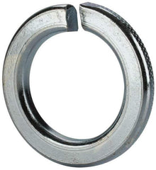 Value Collection - M30, 30.5mm ID, 48.2mm OD, 6mm Thick Split Lock Washer - Grade 8 Spring Steel, Zinc-Plated Finish, 30.5mm Min ID, 31.7mm Max ID - Americas Industrial Supply
