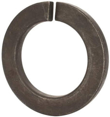 Value Collection - M45, 45.5mm ID, 71.2mm OD, 7mm Thick Split Lock Washer - Grade 8 Spring Steel, Zinc-Plated Finish, 45.5mm Min ID, 46.7mm Max ID - Americas Industrial Supply