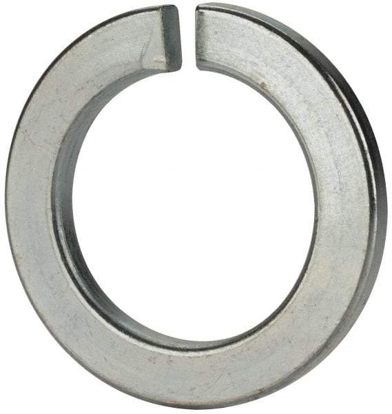 Value Collection - M48, 49mm ID, 75mm OD, 7mm Thick Split Lock Washer - Grade 8 Spring Steel, Zinc-Plated Finish, 49mm Min ID, 50.5mm Max ID - Americas Industrial Supply